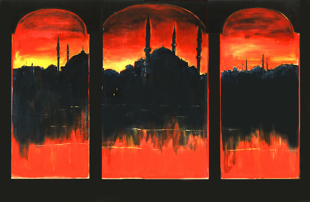 Arabisch entertainment oosters Istanbul decoratie doek